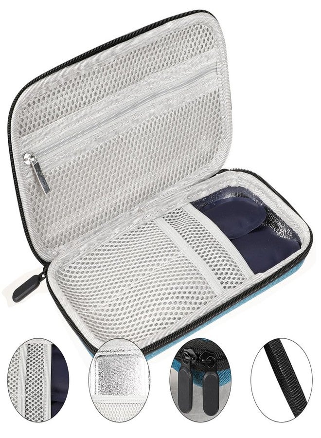 Yeasing Diabetic Travel Organizer Portable Insulin Cooler Bag with 2 Ice Packs, Big Insulation Medicine Kit for Daily Life Trips - Image 5